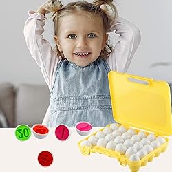 Dimple 26 Match and Play Numbers and Math Egg