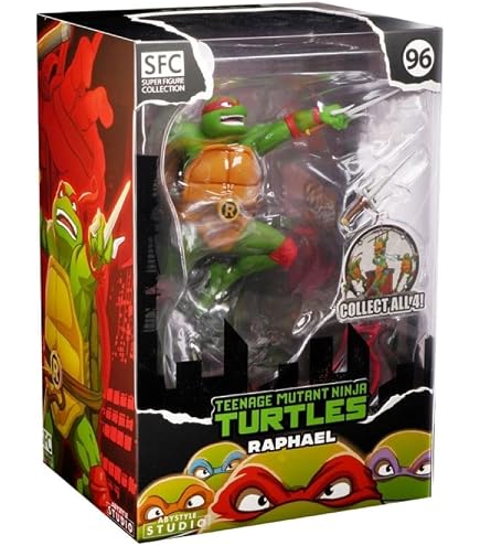 Figura Michelangelo Las Tortugas Ninja TMNT 9 cms Figura Michelangelo Las Tortugas Ninja TMNT 9 cms
