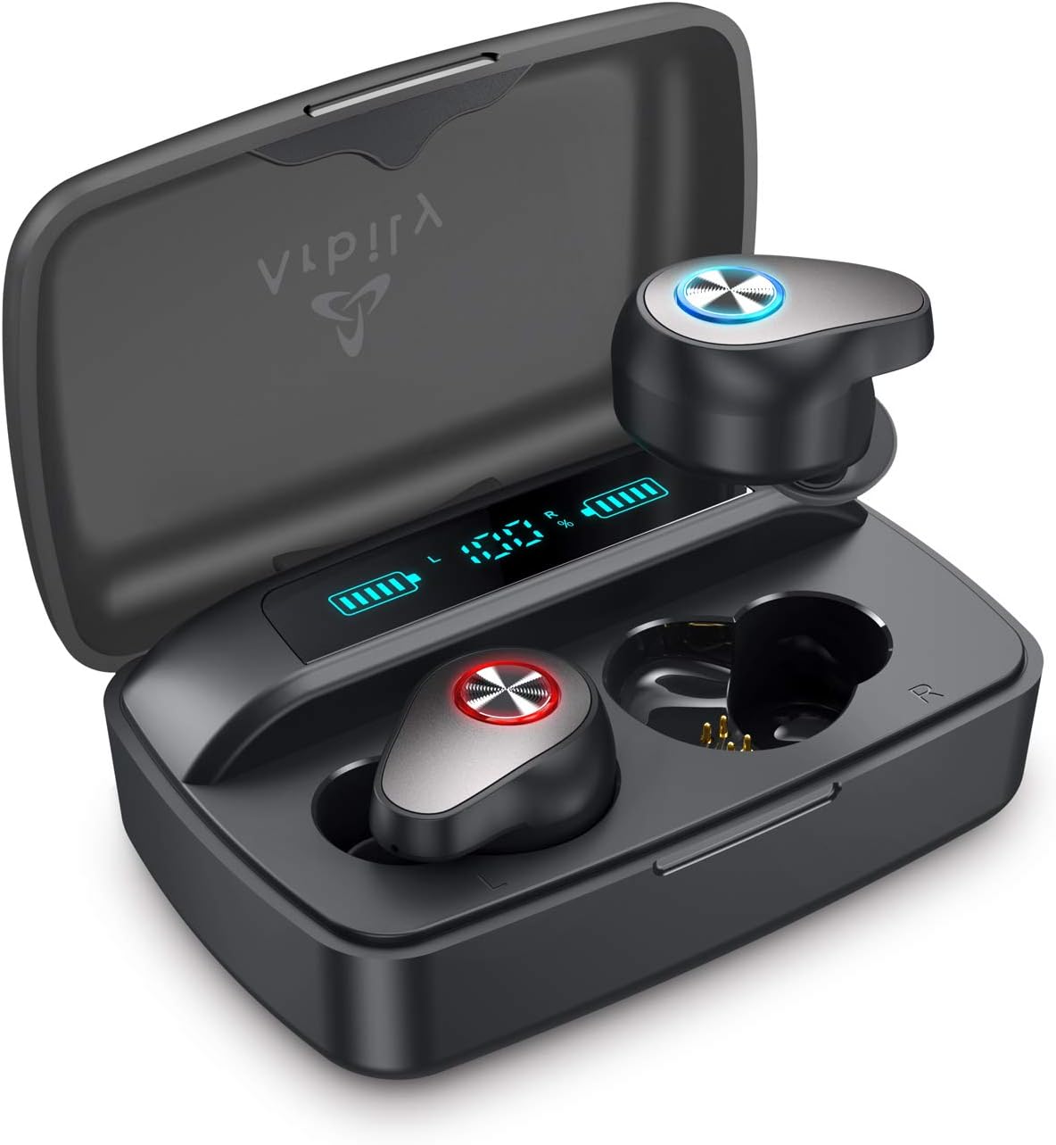 Arbily Bluetooth 5.0 Wireless Earbuds with LED Display, 140 Hours In