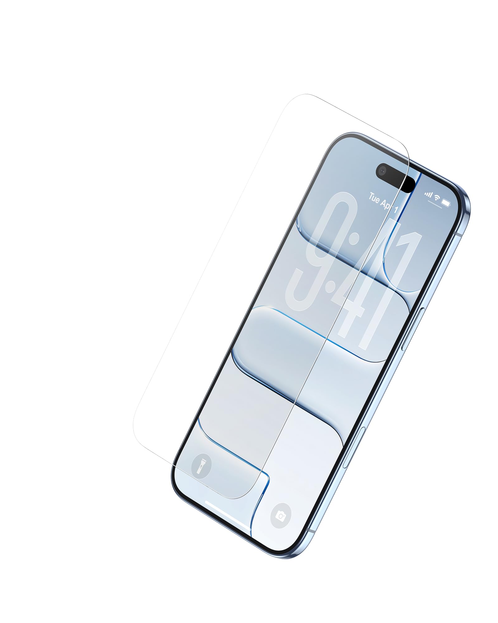 Photo 1 of Belkin ScreenForce UltraGlass 2 Screen Protector for iPhone Air, 25X Stronger Glass, Scratch-Resistant & Impact Protection, Easy Align Tray for Bubble-Free Application, Made with Recycled Glass