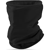 Beehow Neck Gaiter Windproof Winter Ski Mask Face Scarf for Men Women Fleece Lining for Skiing Hiking Running Motorcycling