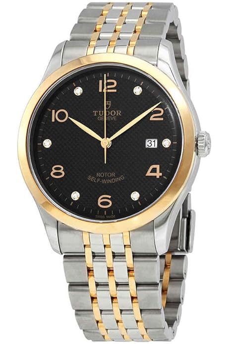 Amazon.com: Tudor 1926 Black Dial Automatic Two Tone Men 
