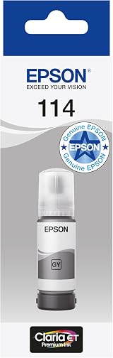 Epson 114 EcoTank Grey Ink Bottle 70ml for ET-8500 Series