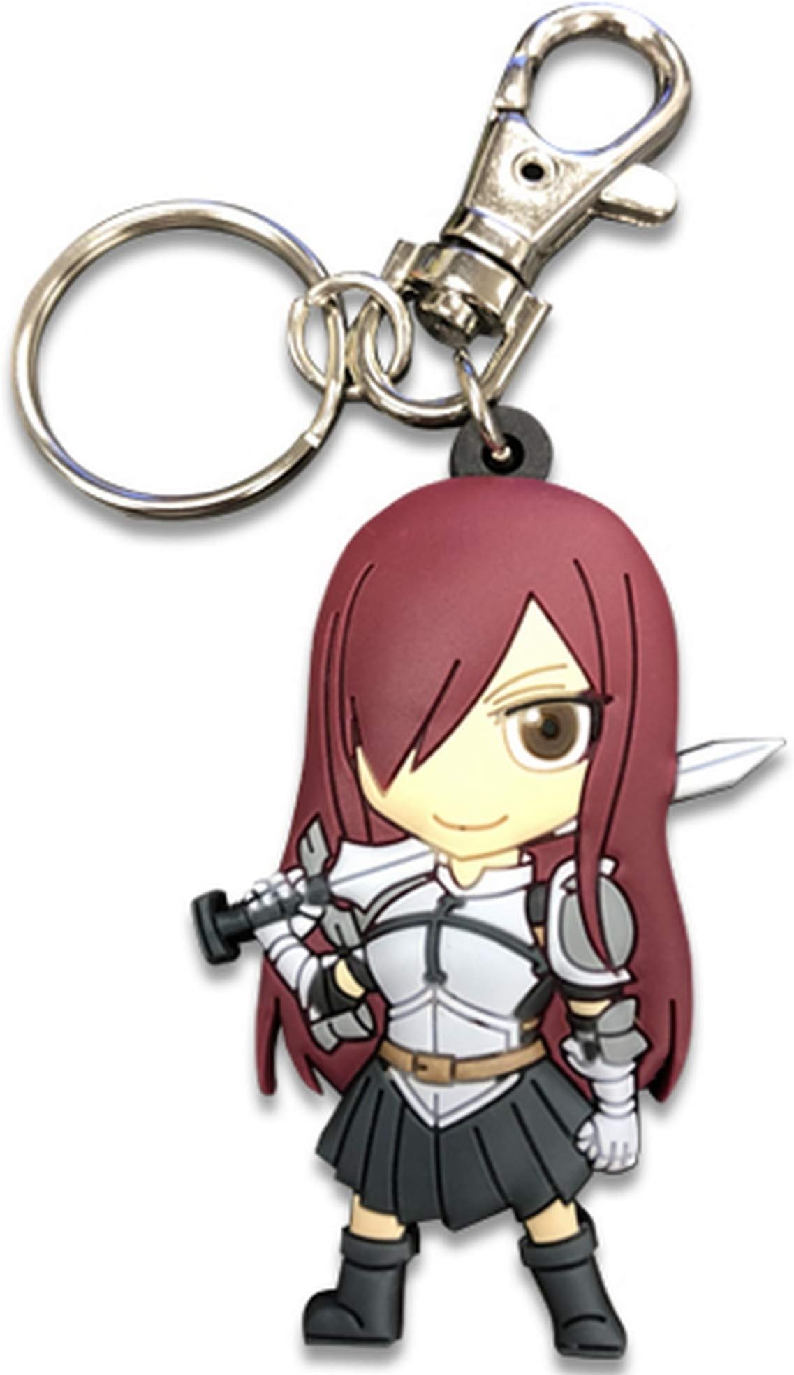 Fairy Tail Erza with Sword PVC Keychain