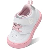 FEETCITY Leather Toddler Shoes Baby First Walking Shoes Infant Sneakers | Wide Leather Lightweight Breathable Anti-Slip Flexible indoor outdoor sports school walking running playing