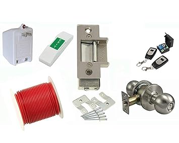 Amazoncom Electric Strike Door Lock And Wireless Remote Kit 14c