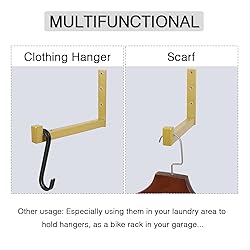 OVOV 6 Pack Heavy Duty Shelf Brackets Wall Mounted