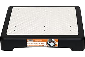 IPETRK One Step Stool, Mobility Step Stools for Adults & Elderly Seniors Indoor and Outdoor Use, Heavy Duty Step Platform with Non-Slip Surface 440 Lbs Load Capacity, Large Size
