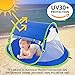 Campela Baby Travel Beach Tent for Infant and Babies - Mosquito Net and Sunshade Portable Newborn Crib Baby Bed Dome Pop up Sun Shelter Anti UV Sun Protection Factor 96.6%