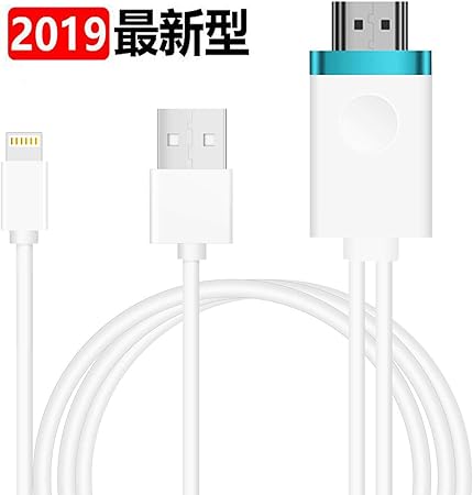 Amazon Co Jp 最新バージョン Ios 12 設定免除 ライトニング Hdmi 変換ケーブル Lightning Digital Avアダプタ Hd 1080解像度 Iphone Ipad Ipodをテレビに出力 Iphone Hdmi 接続ケーブル 大画面 音声同期出力 家電 カメラ