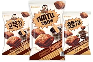 OHMARKET TURTLE CHIP CHOCO CHURROS 80G*3PACKS
