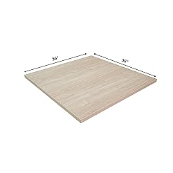 Thonet Square Table Top 36" x 36" Heavy Duty Walnut
