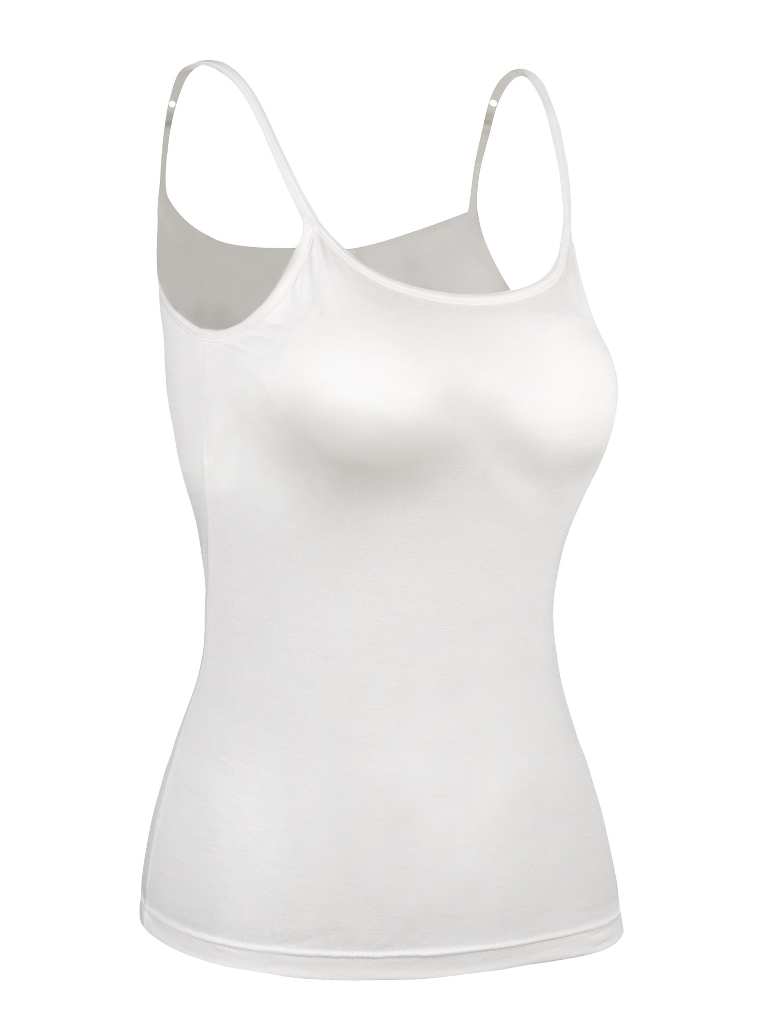 white camisole top with built in bra