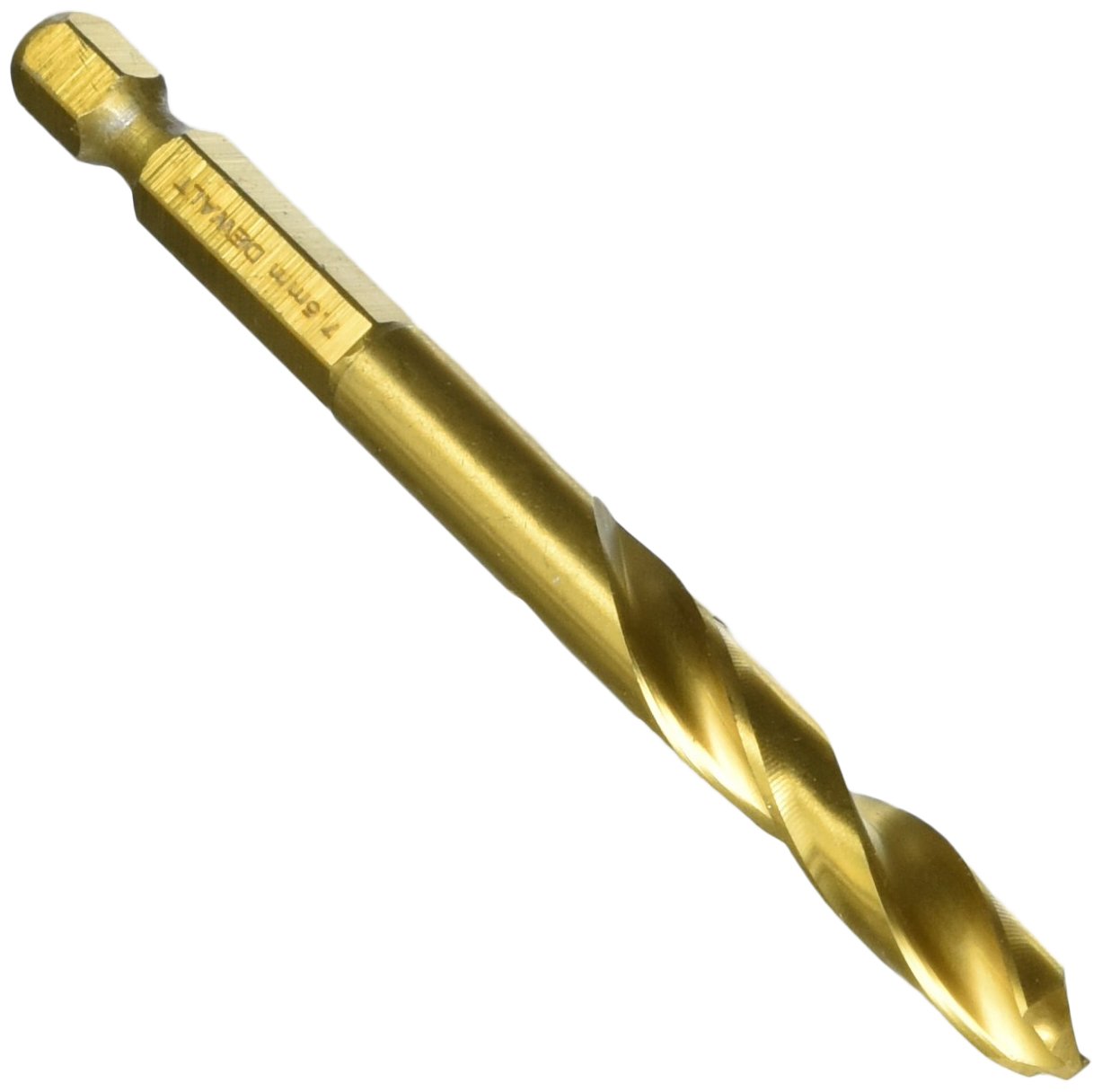 Dewalt DT50012-QZ Metal Drill Bit HSS-Tin (7.5 x 95 x 50 mm, for Use in Drills (Battery and Cable), Hex Shank for 1/4 Inch Holder) Pack of 1