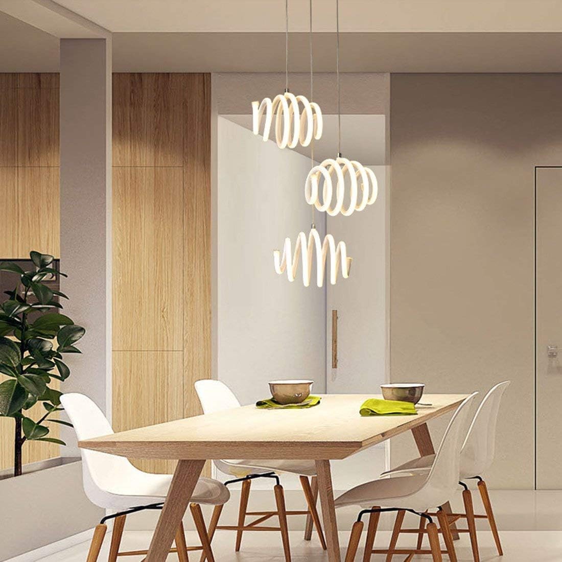 hanging lamp dining table