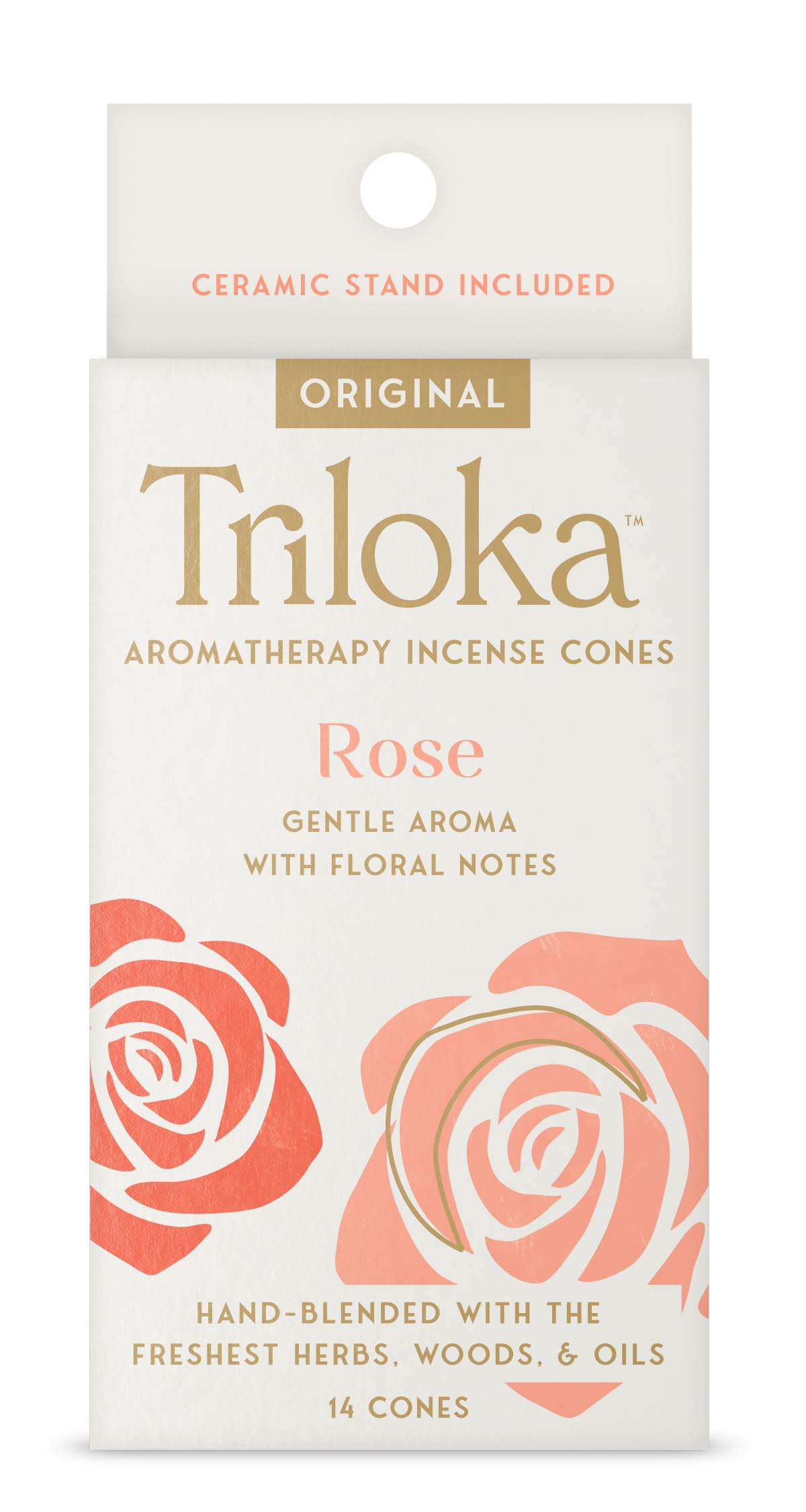 Photo 1 of Triloka Incense Cones, Rose, 20 Grams