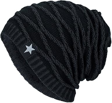 mens knitted beanie hats