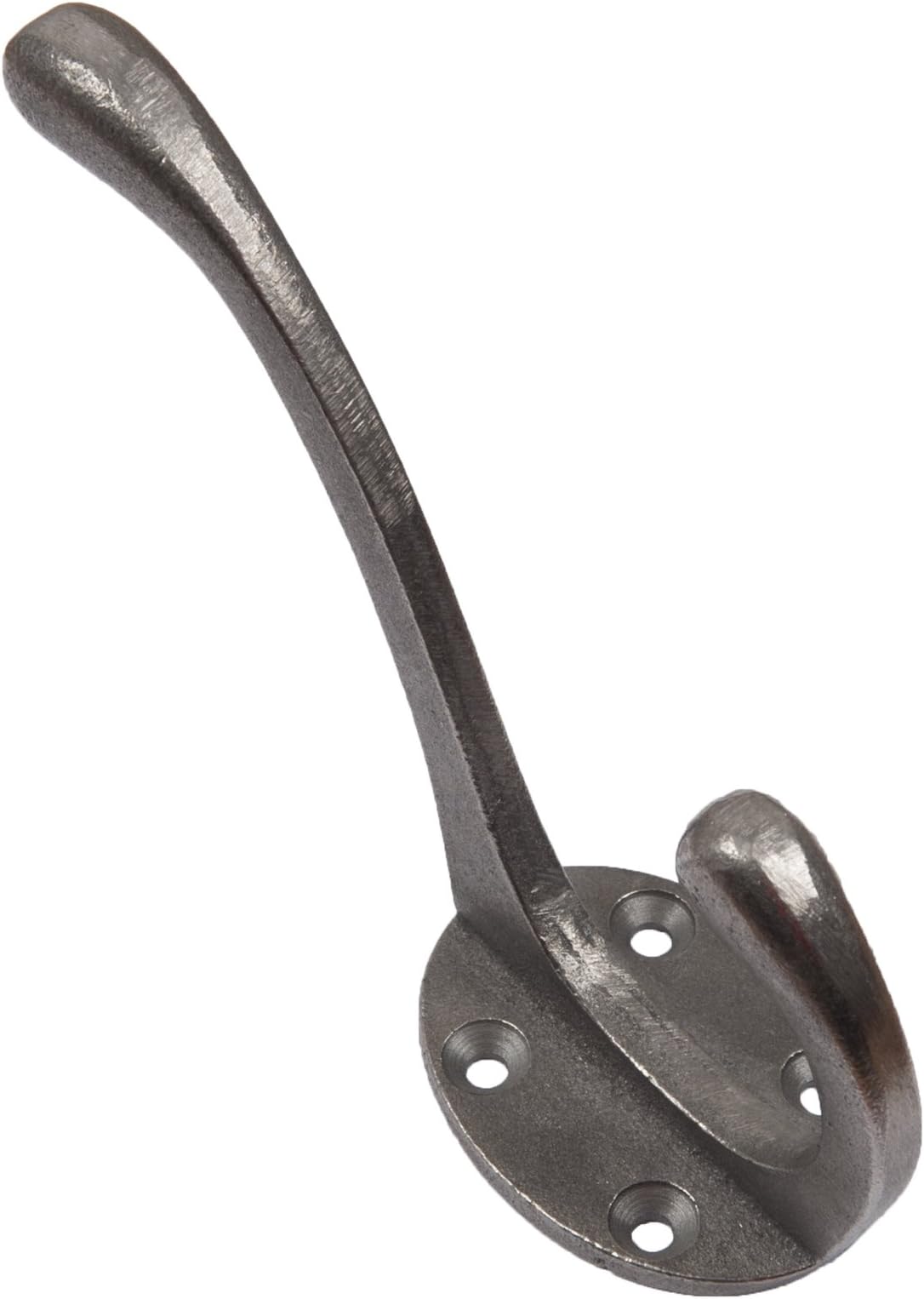 Bridewell Ironmongery5 X Cast Iron Double Coat Hook Antique Iron New