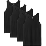 3-Pack Tag-Free Men's Solid Cotton Tank 
