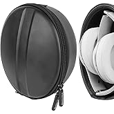 Geekria Shield Headphones Case Compatible with Beats Studio Pro/3/2 and More, Replacement Hard Shell Travel Carrying Bag with Cable Storage (Black)