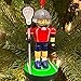 ChalkTalkSPORTS Lacrosse Male Nutcracker Resin Christmas Ornament | Lacrosse Ornaments