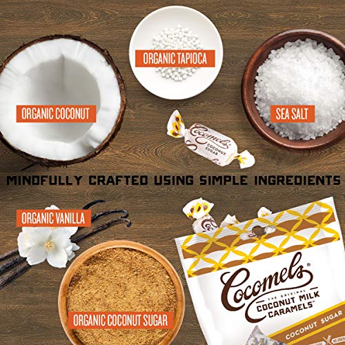 image for Cocomels Coconut Milk Caramels, Coconut Sugar, Organic, Dairy Free, Ve