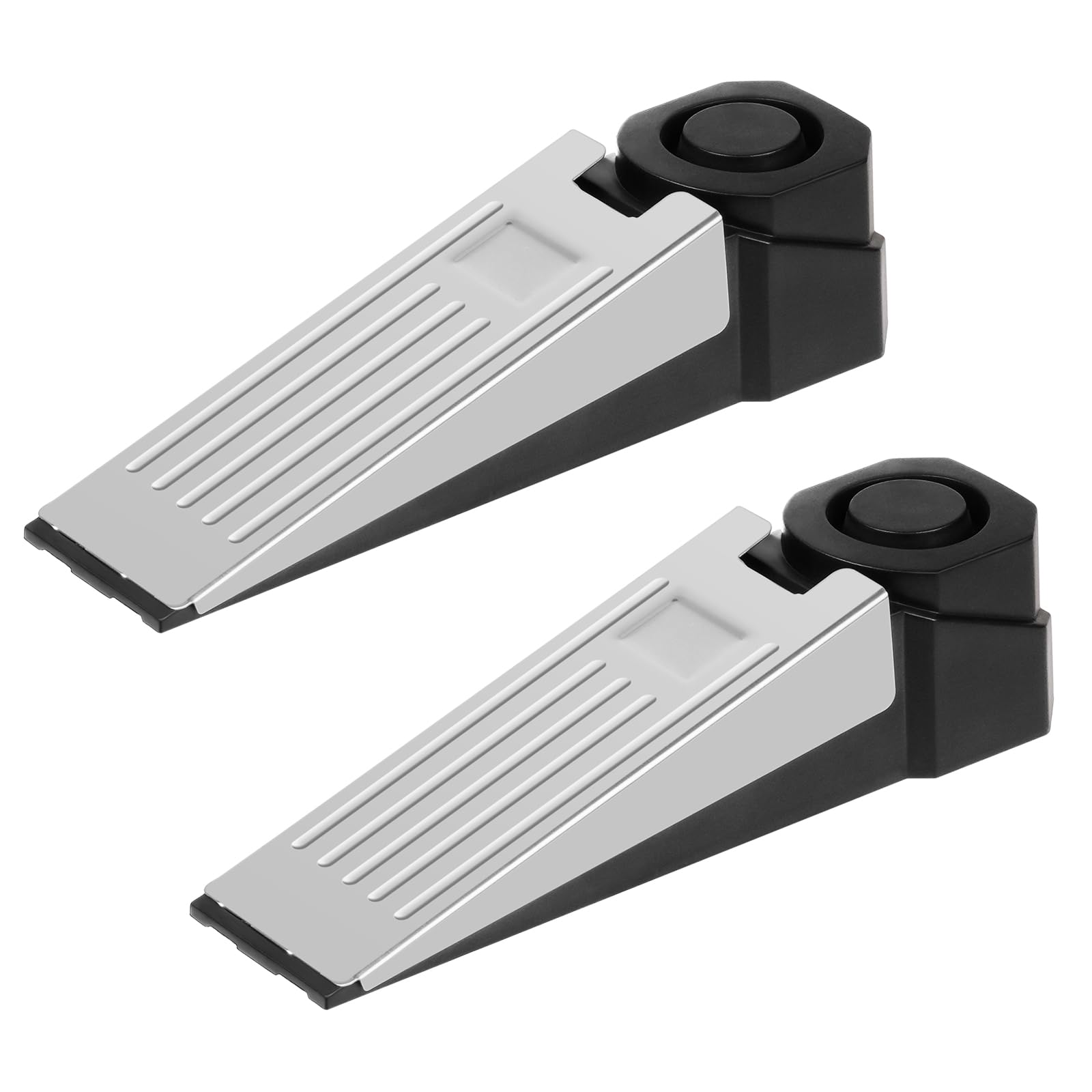 Flintronic 2PCS Door Stop Alarm, Portable Security Alarm, Non-Slip Wedge Security Device, Door Wedges for Home, Hotel, Travel, Intruder Alert Detection