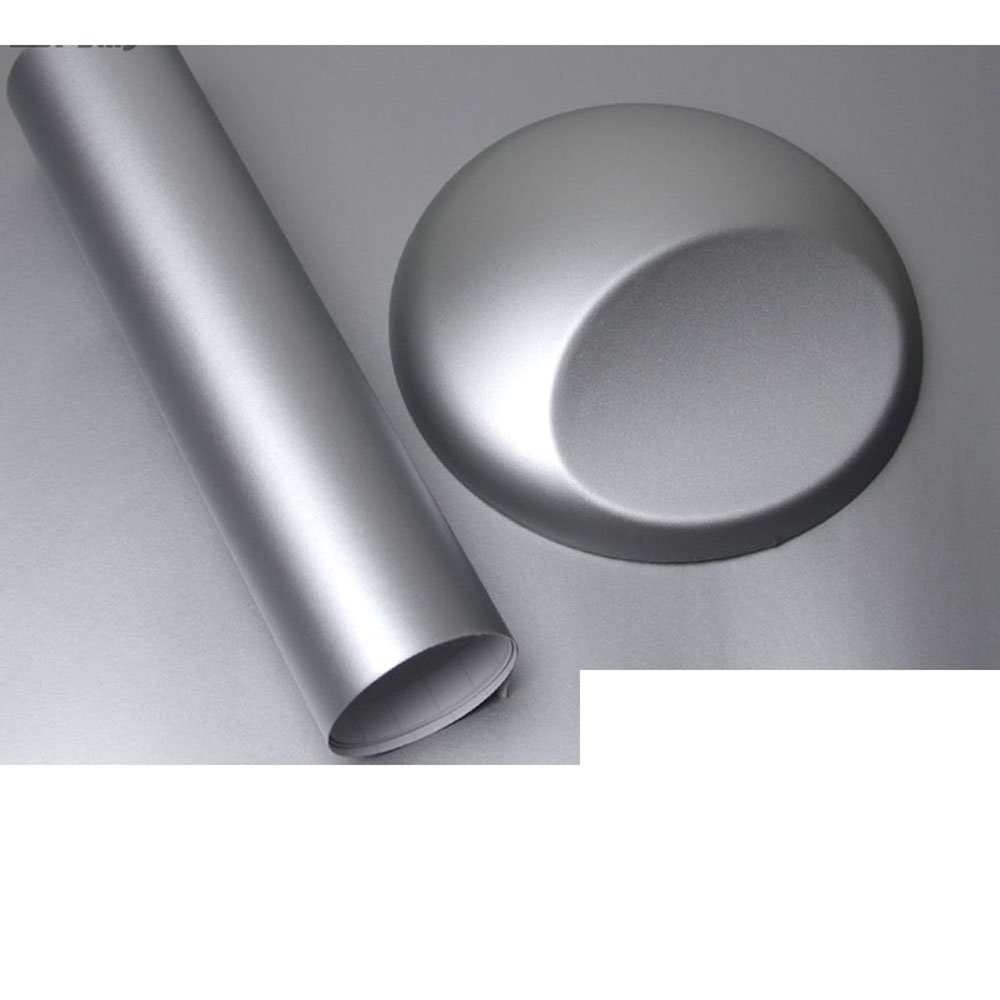 Ho Martカーラッピングシート カーラッピングシール マット シルバー 152cmtimes 100cm ラッピングフィルム カッティングシート