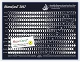 Moon Calendar 2017, Cards, Lunar Calendar MoonCard - 6 pk