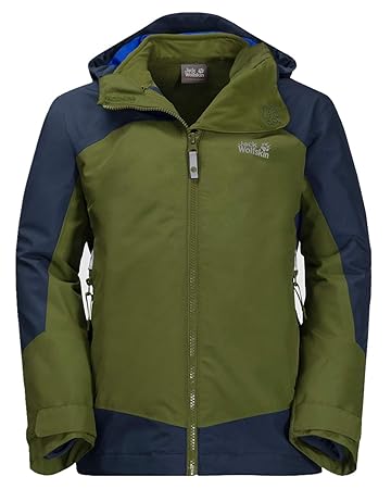 Jack Wolfskin Unisex Kinder 3in1-jacke B Akka 3in1 JKT 3-in-1-jacke Wasserdicht Winddicht Atmungsaktiv