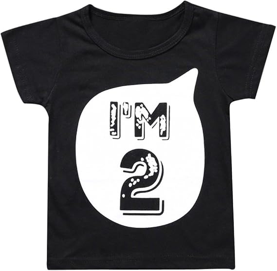 Amazon Co Jp Tovadoo 子供服 ベビー服 男の子 女の子 トップス Tシャツ 英字柄 数字柄 2 兄弟揃い 姉妹揃い 可愛い プレゼント 1 5歳 服 ファッション小物