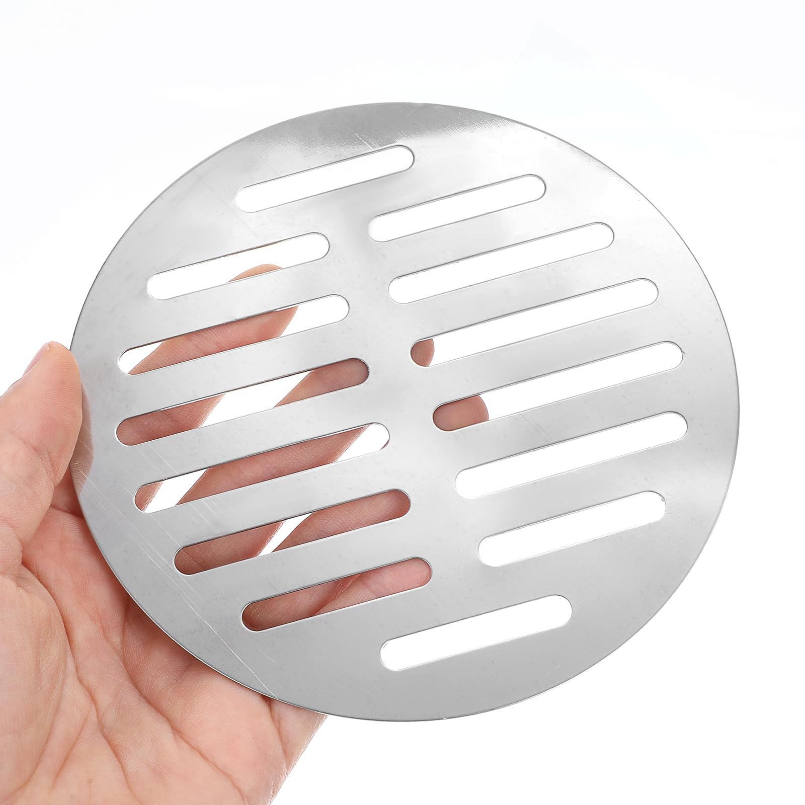 Photo 1 of ****ONLY ONE***

Classicseali 2PCS 5 Inch Drain Cover,Outdoor Drain Cover Round Stainless Steel Thickened, Basement Floor Drains Covers for Small Lawn, Bathroom Covers, Kitchen Floor Drains Fast Drainage,Silver