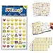 Emoji Jumbo Stickers | 960 Most Popular Emoticons | Larger in Size | Cool, Educational and Fun
