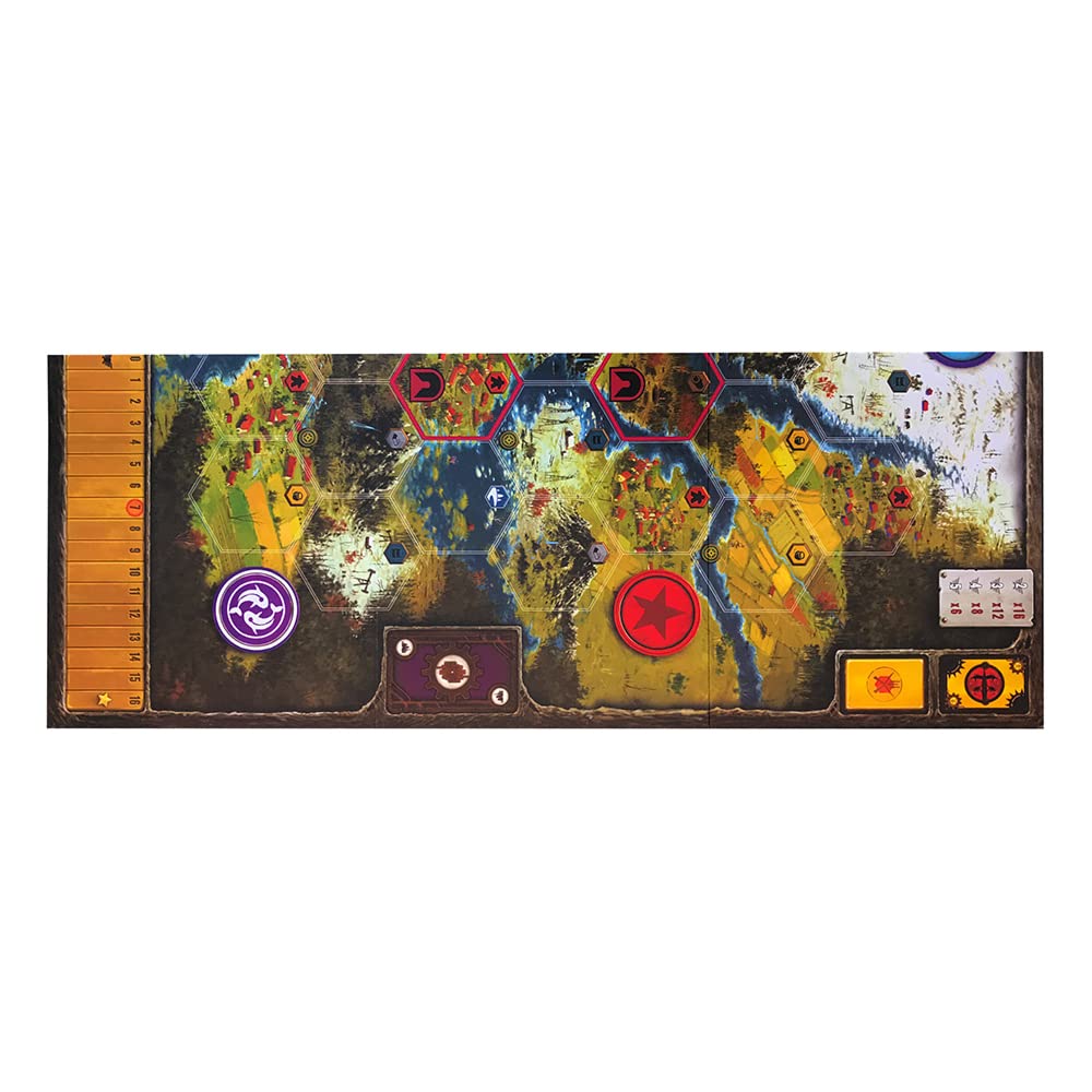 Stonemaier Games | Scythe: Game Board Extension | Board Game | Ages 14+ | 1-7 Players | 90-115 Minutes Playing Time