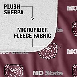 Missouri State University Blanket, 60"x80" Logo