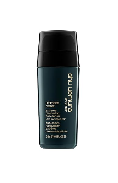SHU UEMURA ART OF HAIR ULTIMATE RESET DUO SERUM FOR DAMAGED HAIR – DUAL ACTION SERUM, STRENGTHENS AND PREVENTS BREAKAGE, REDUCES FRIZZ, 1.01 FL OZ