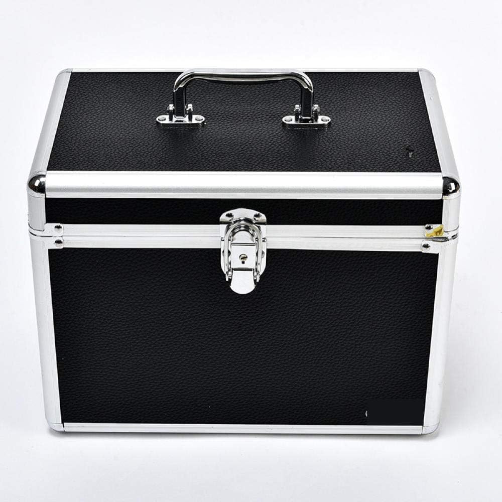 HZWLF Makeup Organizer Professional Beauty Nail Trolley Large-capacity Cosmetic Case With Lock