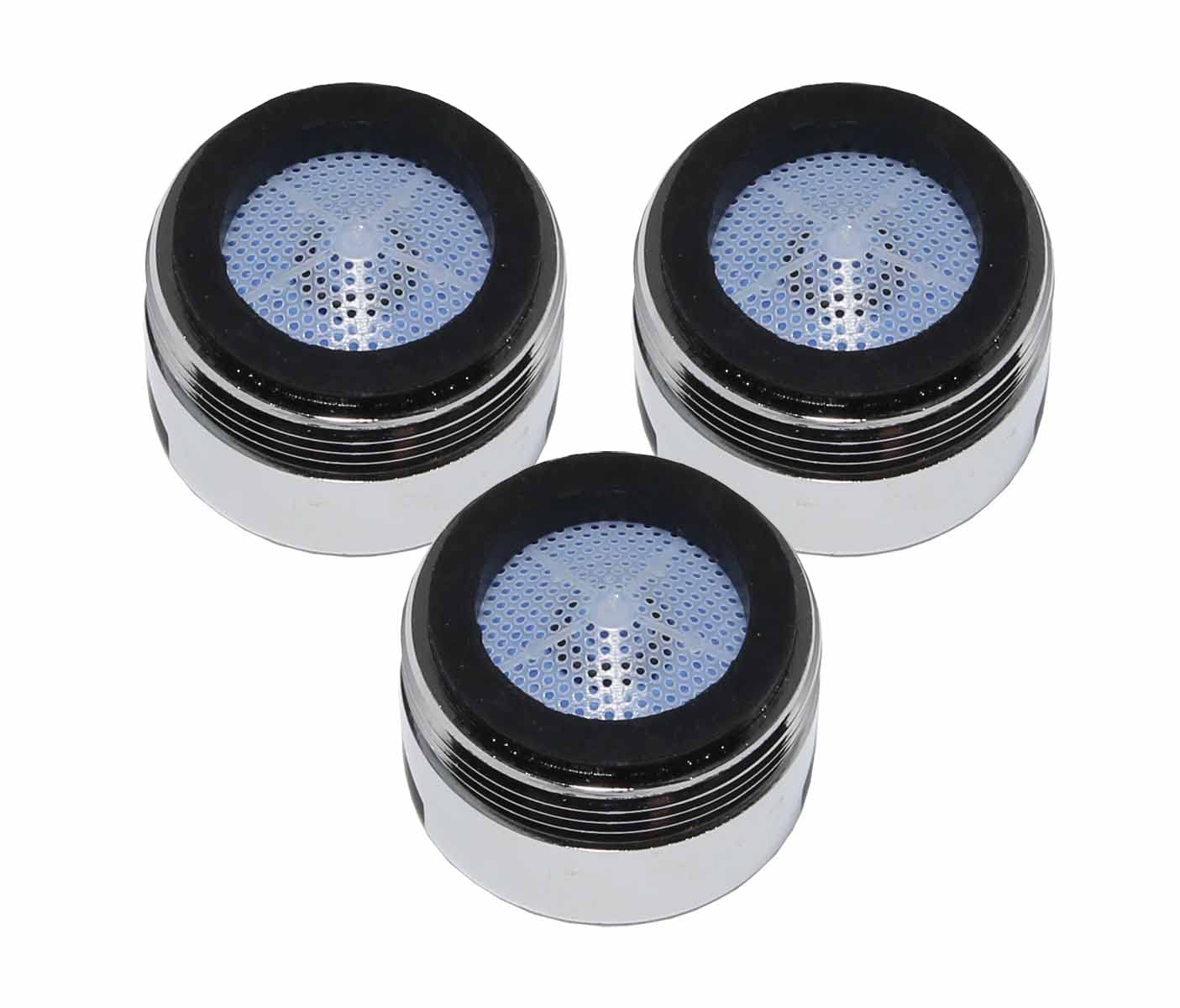 LOWENERGIE Tap Aerator 24mm Male,6ltr per Minute, Water, Energy Saving Reduce Bills Chrome. Pack Sizes (3) — image 1