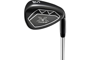 MAZEL Men Golf Iron Set (9PCS) or 1,2,3,4,5,6,7,8,9,Pitching Wedge,Sand Wedge with Steel Shafts for Right Handed Golfers