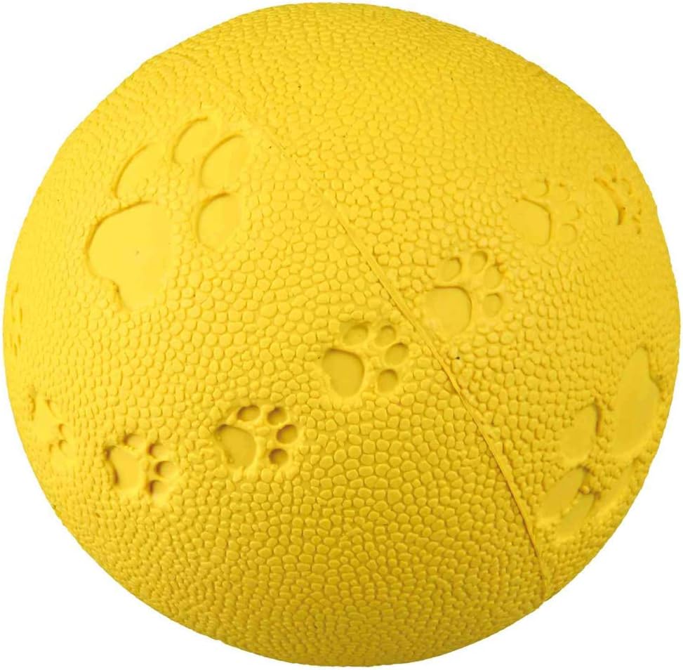 Trixie Natural Rubber Toy Dog Ball, 9 cm (Multi-color) Pack of 1, Mulit-color, ø 9 cm - Image 4