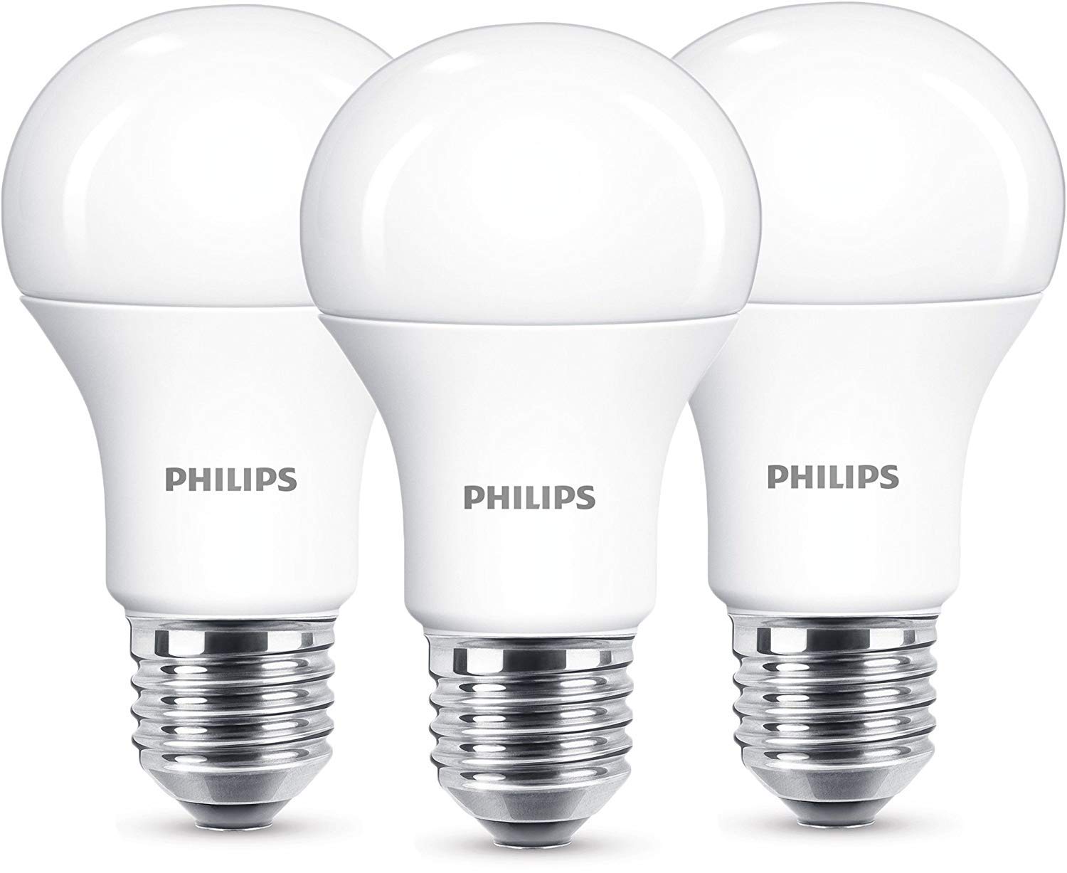 Philips LED Bulb with Daylight Sensor, Plastic, matt, E27, 13 wattsW