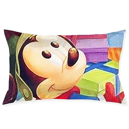 Amazon Com Huinloj Colorful Mickey Mouse Decorative Throw Pillow