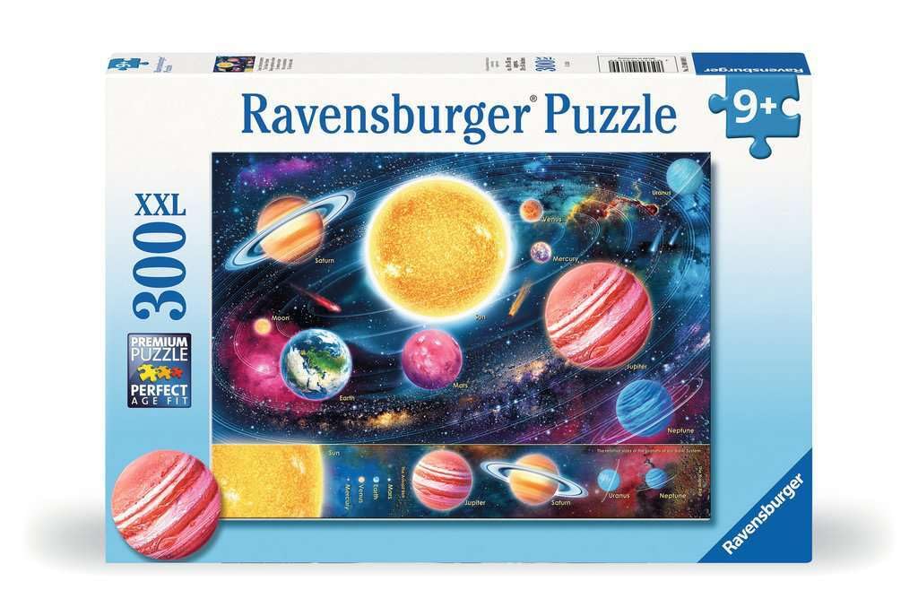 Ravensburger 300 Pieces XXL Puzzle for Kids - Unser Sonnensystem - The Solar System - Ages 9+