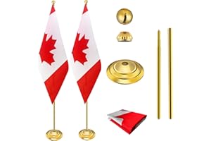 Indoor Flag Pole Kit with Weighted & Thickened Base 6-8FT Adjustable Height,Stainless Steel Commercial Indoor Flagpole for Of