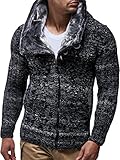 LEIF NELSON Men's Knitted Hoodie LN20523