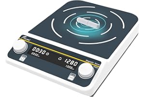 LAB FISH Digital 15L Magnetic Stirrer (15000ML) Large Capacity 1500PRM Magnetic Mixer 8.7"X8.7" Stir Plate W/Timer for Lab