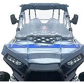 Full Clear Windshield Compatible with 2014-2021 Polaris RZR XP 1000/ 4 1000 /S 1000/ TURBO / 4 TURBO, RZR 900/4 900 / S 900/X