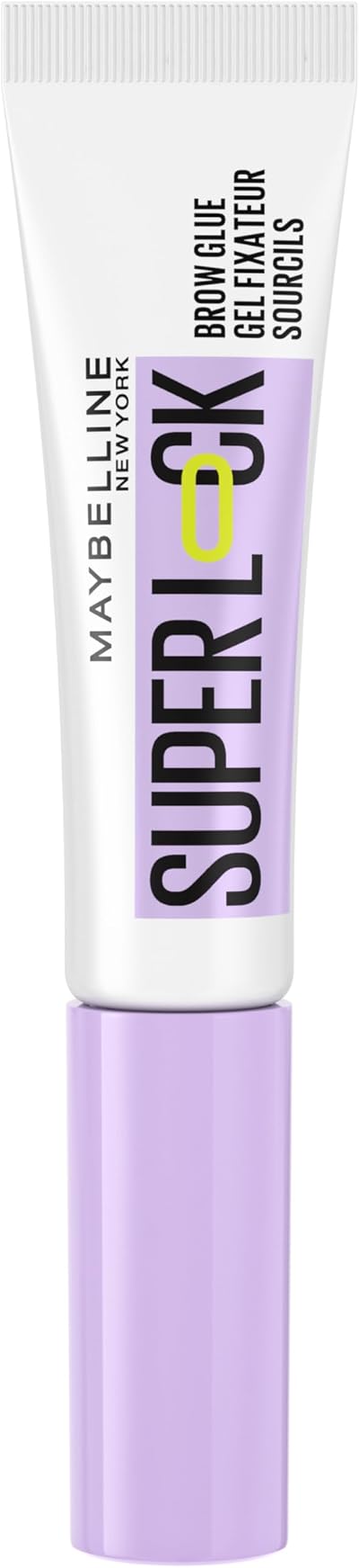 Maybelline Superlock Brow Glue Transparent Gel with Sculpting Brush 24H Hold