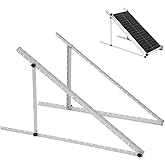 AeternaSol 45" Solar Panel Mount Brackets Adjustable Solar Panel Tilt Mount Brackets for 100-400 Watts Solar Panel 2400Pa Windproof for Roof, RV, Ground, Boat and Off-Grid (Brackets)