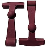 2-Pack Replacement Lid Latches - Alternative Cooler Locks - Compatible with Yeti and RTIC Hard Coolers - Designed and Manufactured - Durable and Ergonomic Design (Maroon) 4.6 x 2.5 x 1 in